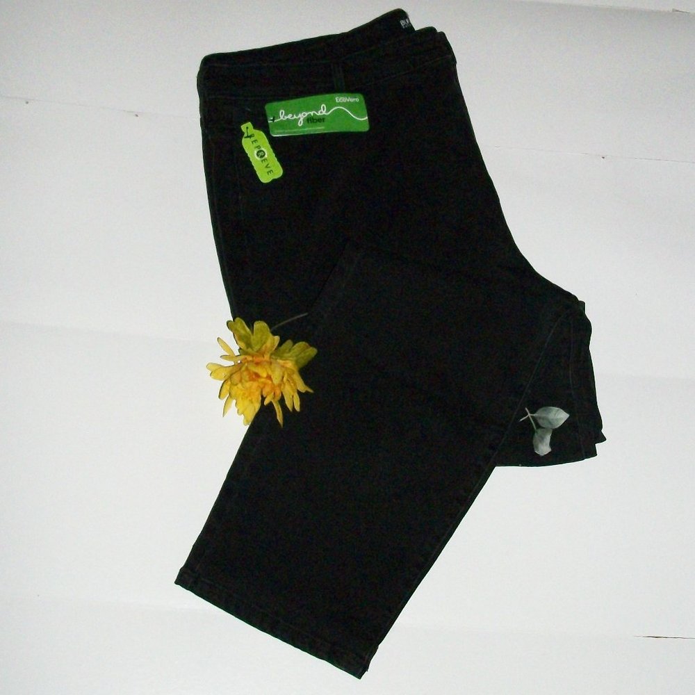 Buffalo David Bitton Mollie High Rise Skinny Jeans 20 Black NWT